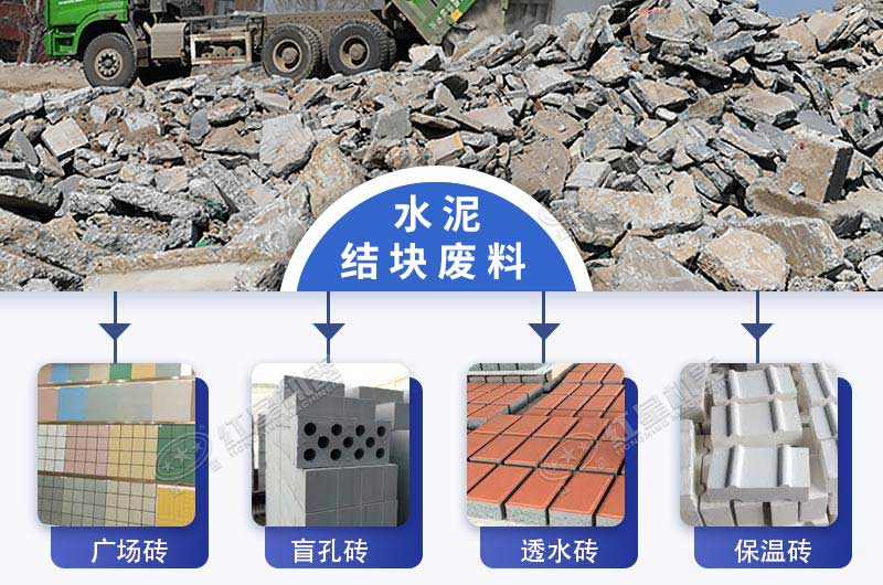 拆除的水泥塊二次利用利國利民 拆除的水泥塊二次利用利國利民