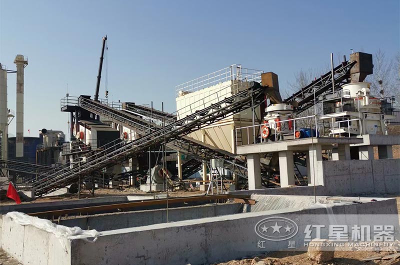 河北花崗巖制砂生產(chǎn)線現(xiàn)場(chǎng) 河北花崗巖制砂生產(chǎn)線現(xiàn)場(chǎng)